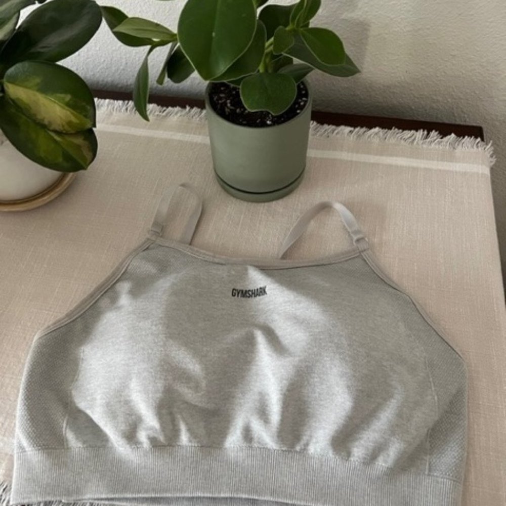 Grey Gymshark Sports Bra